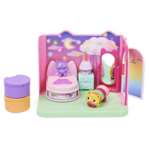 Sypialnia do domu dla lalek Gabby's Dollhouse GDH PYS Deluxe Room Bedroom GML Sypialnia do domu dla lalek Gabby's Dollhouse GDH PYS Deluxe Room Bedroom GML
