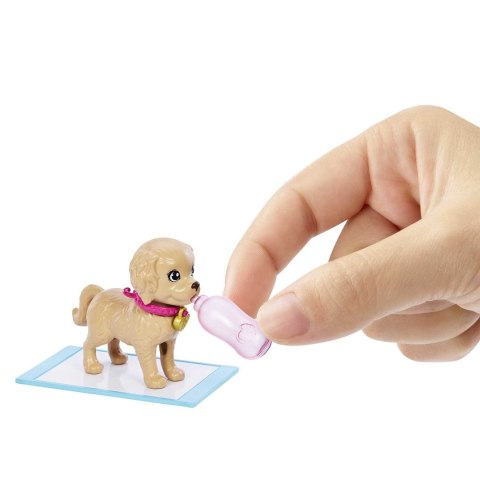 Barbie Adopcja piesków Zestaw + lalka HKD86 Barbie Adopcja piesków Zestaw + lalka HKD86