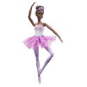 Barbie Baletnica Magiczne światełka Lalka Brunetka HLC26