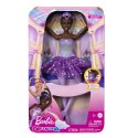 Barbie Baletnica Magiczne światełka Lalka Brunetka HLC26