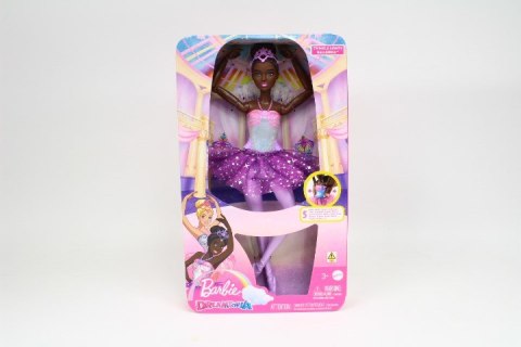 Barbie Baletnica Magiczne światełka Lalka Brunetka HLC26 Barbie Baletnica Magiczne światełka Lalka Brunetka HLC26
