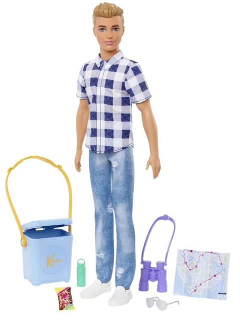 Barbie Kemping Ken lalka+akcesoria HHR66 /4 Barbie Kemping Ken lalka+akcesoria HHR66 /4