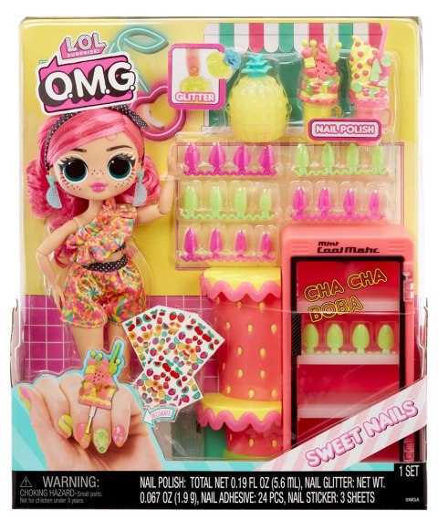 LOL Surprise OMG Lalka Pinky Pops Fruit Shop + Sweet Nails LOL Surprise OMG Lalka Pinky Pops Fruit Shop + Sweet Nails