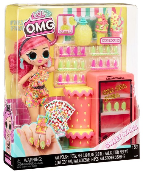 LOL Surprise OMG Lalka Pinky Pops Fruit Shop + Sweet Nails LOL Surprise OMG Lalka Pinky Pops Fruit Shop + Sweet Nails