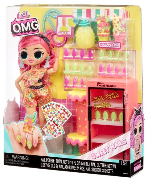 LOL Surprise OMG Lalka Pinky Pops Fruit Shop + Sweet Nails LOL Surprise OMG Lalka Pinky Pops Fruit Shop + Sweet Nails