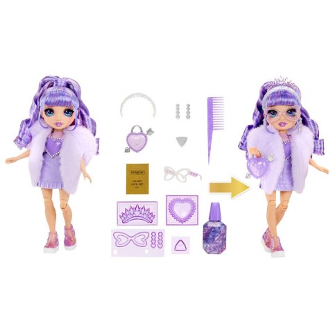 Lalka MGA Rainbow High Crystal Fashion Violet 121404 Lalka MGA Rainbow High Crystal Fashion Violet 121404