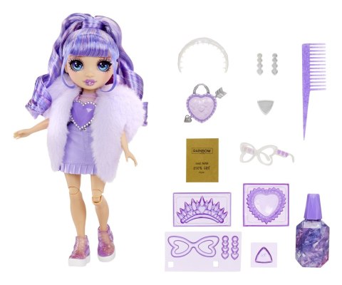 Lalka MGA Rainbow High Crystal Fashion Violet 121404 Lalka MGA Rainbow High Crystal Fashion Violet 121404