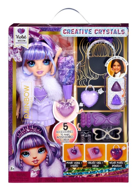 Lalka MGA Rainbow High Crystal Fashion Violet 121404 Lalka MGA Rainbow High Crystal Fashion Violet 121404