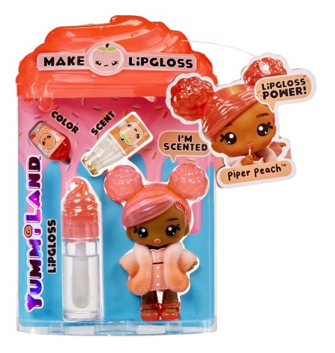 MGA Entertainment Yummiland Lipgloss Doll- Piper Peach MGA Entertainment Yummiland Lipgloss Doll- Piper Peach