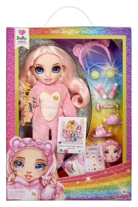 Rainbow High Junior High PJ Party Fashion Doll- Bella (Pink) Rainbow High Junior High PJ Party Fashion Doll- Bella (Pink)