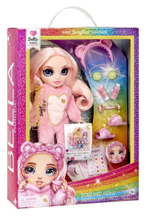 Rainbow High Junior High PJ Party Fashion Doll- Bella (Pink) Rainbow High Junior High PJ Party Fashion Doll- Bella (Pink)