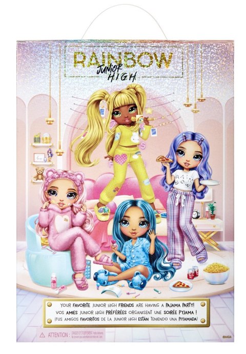 Rainbow High Junior High PJ Party Fashion Doll- Bella (Pink) Rainbow High Junior High PJ Party Fashion Doll- Bella (Pink)