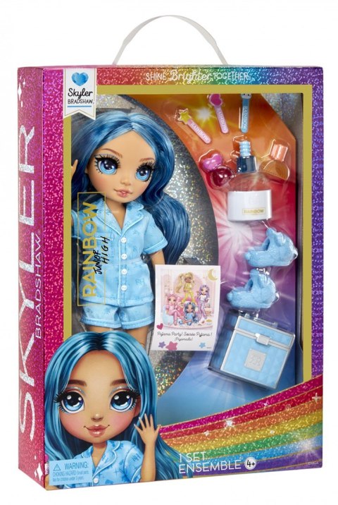 Rainbow High Junior High PJ Party Fashion Doll- Skyler (Blue) Rainbow High Junior High PJ Party Fashion Doll- Skyler (Blue)