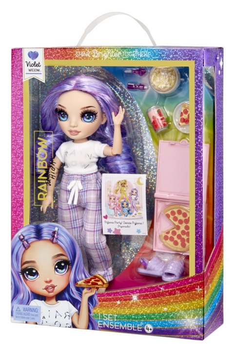 Rainbow High Junior High PJ Party Fashion Doll- Violet (Purple) Rainbow High Junior High PJ Party Fashion Doll- Violet (Purple)