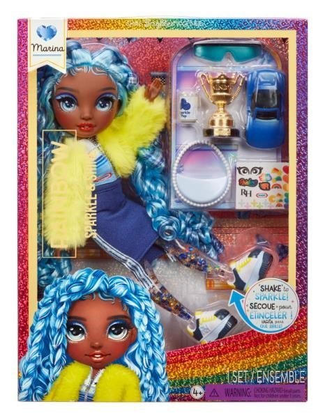 Rainbow High Sparkle & Shine Fashion Dolls- Marina (Blue) Rainbow High Sparkle & Shine Fashion Dolls- Marina (Blue)