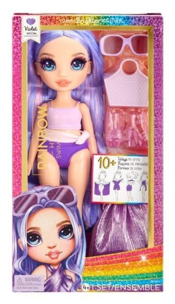 Rainbow High Swim & Style Fashion Doll- Violet (Purple) Rainbow High Swim & Style Fashion Doll- Violet (Purple)