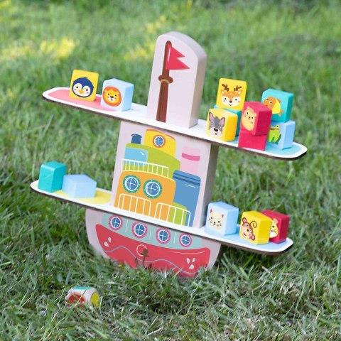 SES Creative Wooden balance boat Gra na równowagę SES Creative Wooden balance boat Gra na równowagę