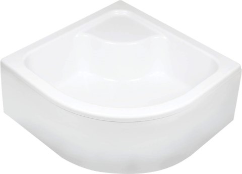 Brodzik akrylowy półokrągły 90x90 cm - głęboki Brodzik akrylowy półokrągły 90x90 cm - głęboki