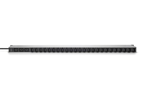 Digitus Basic IT PDU, 1-fazowy 16 A, 24 x C13, 3 x C19, kabel zasilający 3 m, wtyczka IEC 60309 16 A