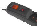 HSK DATA Acar F5 5 m 5 Gniazdo(a) sieciowe Wewnątrz/Na wolnym powietrzu Szary