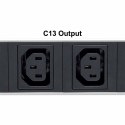 Intellinet 163682 rozdzielacz zasilania PDU 8 x gniazdo sieciowe Czarny