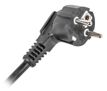 Lanberg PDU-06F-0200-BK rozdzielacz zasilania PDU 6 x gniazdo sieciowe 1U Czarny