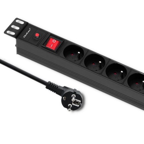 Listwa Qoltec 53996 (kolor czarny) Listwa Qoltec 53996 (kolor czarny)