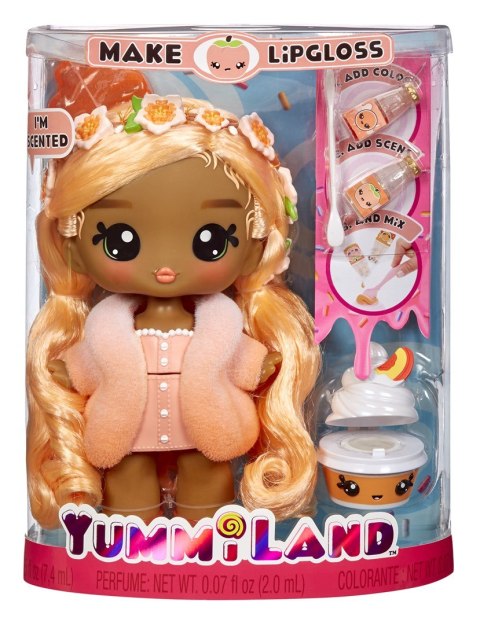 MGA Entertainment Yummiland Large Doll + Lipgloss Pet- Piper Peach MGA Entertainment Yummiland Large Doll + Lipgloss Pet- Piper Peach