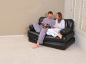 Bestway 75054 Sofa wielofunkcyjna, Materac dwuosobowy 1.88m x 1.52m x 62cm czarna