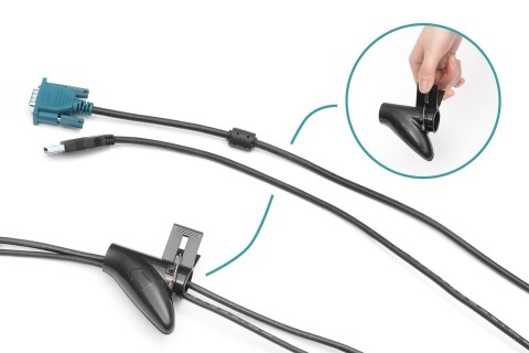 Digitus Elastyczny spiralny przewód kablowy z narzędziem do wciągania, 5 m