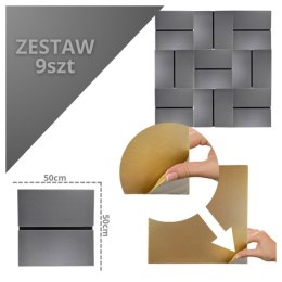 Panel akustyczny DNA AM6 GY zestaw 9 szt. szary EAN