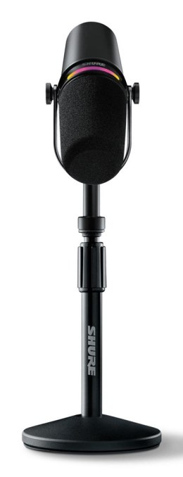 Shure MV7+-K-BNDL - Mikrofon lektorski/wokalny ze złączem XLR/USB-C Czarny + statyw biurkowy GATOR