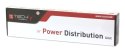 Techly I-CASE STRIP-16SH rozdzielacz zasilania PDU 6 x gniazdo sieciowe 1.5U Czarny, Srebrny