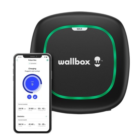 Wallbox Sienines dežes pulsaras ne większy jak 22 kW 7m czarny Wallbox Sienines dežes pulsaras ne większy jak 22 kW 7m czarny