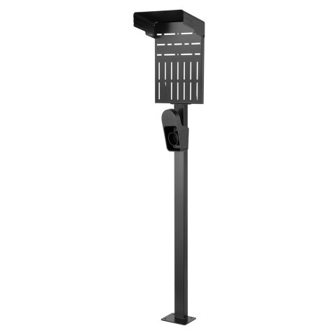 Zewnętrzny stojak do ładowarek samochodowych EV oraz PHEV Maclean, stalowy, 15kg max, MCE456 Zewnętrzny stojak do ładowarek samochodowych EV oraz PHEV Maclean, stalowy, 15kg max, MCE456