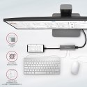 Axagon HMC-5G2 stacja dokująca USB 3.2 Gen 2 (3.1 Gen 2) Type-C Szary