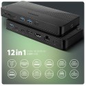 Axagon HMC-U4 stacja dokująca Przewodowa USB4 Czarny