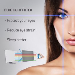 Filtr światła niebieskiego Qoltec 51076 24