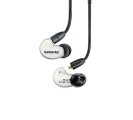 SE215DYWH+UNI-EFS - Słuchawki douszne AONIC215 z pojedynczym przetwornikiem i kablem 3.5mm (białe)