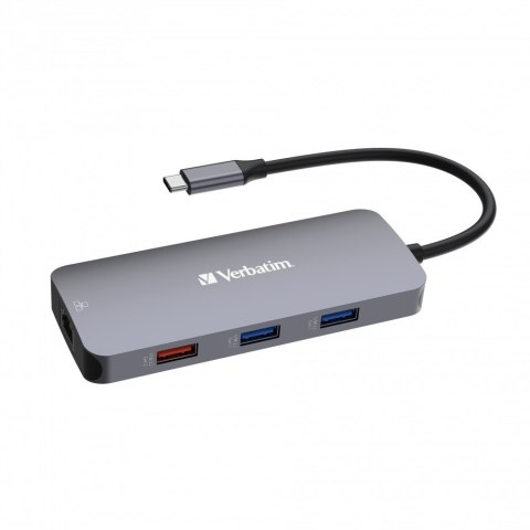 Verbatim USB-C Pro Multiport Hub 9 Port CMH-9 32152 Verbatim USB-C Pro Multiport Hub 9 Port CMH-9 32152