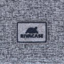 Etui na laptop 13,3" RIVACASE Anvik, jasny szare, z uchwytem, z materiału wodoodpornego, pluszowe wnętrze, tylna kieszeń na smar