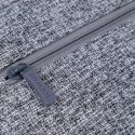 Etui na laptop 13,3" RIVACASE Anvik, jasny szare, z uchwytem, z materiału wodoodpornego, pluszowe wnętrze, tylna kieszeń na smar