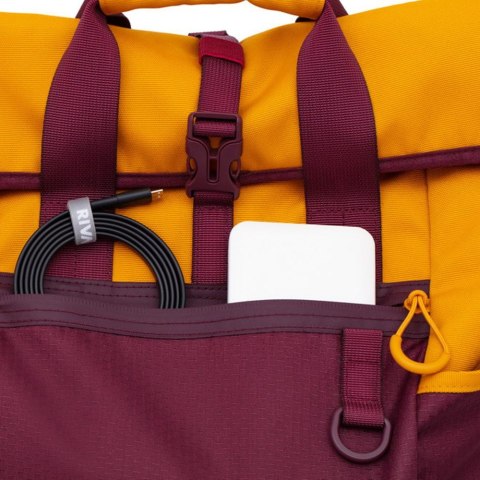 Plecak na laptop 15.6" 25L Rivacase 5321 bordowo-żółty Plecak na laptop 15.6" 25L Rivacase 5321 bordowo-żółty