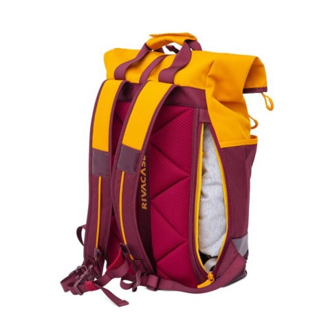 Plecak na laptop 15.6" 25L Rivacase 5321 bordowo-żółty Plecak na laptop 15.6" 25L Rivacase 5321 bordowo-żółty