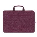 RIVACASE ETUI NA LAPTOP 13,3" ANVIK, CZERWONY BURGUND, Z UCHWYTEM, Z MATERIAŁU WODOODPORNEGO