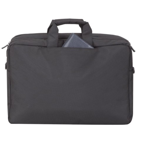 RIVACASE TORBA NA LAPTOP 17,3" TEGEL, CZARNA, MATERIAŁ WODOODPORNY, KIESZENIE NA TABLET 10,1", SMARTFON, DOKUMENTY, AKCESORIA RIVACASE TORBA NA LAPTOP 17,3" TEGEL, CZARNA, MATERIAŁ WODOODPORNY, KIESZENIE NA TABLET 10,1", SMARTFON, DOKUMENTY, AKCESORIA