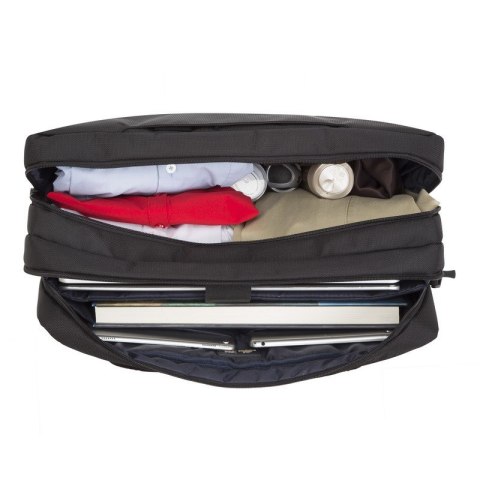 RIVACASE TORBA NA LAPTOP 17,3" TEGEL, CZARNA, MATERIAŁ WODOODPORNY, KIESZENIE NA TABLET 10,1", SMARTFON, DOKUMENTY, AKCESORIA RIVACASE TORBA NA LAPTOP 17,3" TEGEL, CZARNA, MATERIAŁ WODOODPORNY, KIESZENIE NA TABLET 10,1", SMARTFON, DOKUMENTY, AKCESORIA