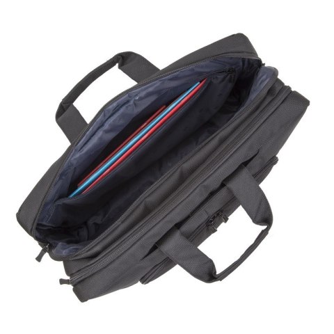 RIVACASE TORBA NA LAPTOP 17,3" TEGEL, CZARNA, MATERIAŁ WODOODPORNY, KIESZENIE NA TABLET 10,1", SMARTFON, DOKUMENTY, AKCESORIA RIVACASE TORBA NA LAPTOP 17,3" TEGEL, CZARNA, MATERIAŁ WODOODPORNY, KIESZENIE NA TABLET 10,1", SMARTFON, DOKUMENTY, AKCESORIA