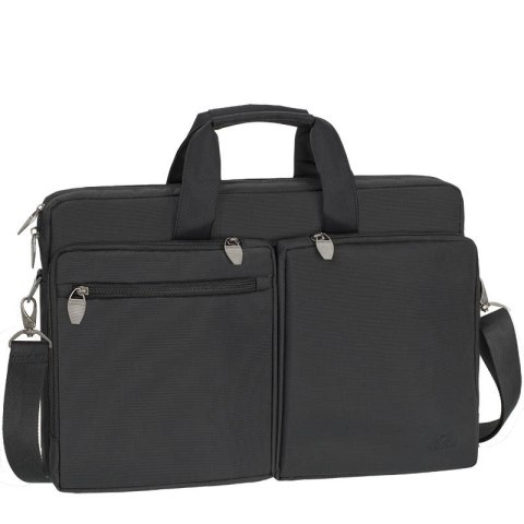 RIVACASE TORBA NA LAPTOP 17,3" TIERGARTEN, CZARNA, MATERIAŁ WODOODPORNY, KIESZENIE NA TABLET, SMARTFON, DOKUMENTY I AKCESORIA RIVACASE TORBA NA LAPTOP 17,3" TIERGARTEN, CZARNA, MATERIAŁ WODOODPORNY, KIESZENIE NA TABLET, SMARTFON, DOKUMENTY I AKCESORIA