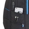 Rivacase 7860 torba na notebooka 43,9 cm (17.3") Plecak Czarny, Niebieski
